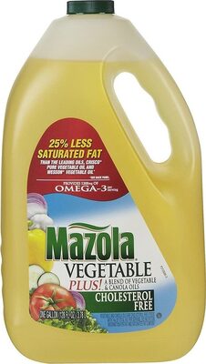 A Blend Of Vegetable & Canola Oils
