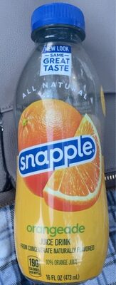 All Natural Orangeade Juice Drink, Orangeade