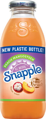All Natural Peach Mangosteen Flavored Juice Drink From Concentrate, Peach Mangosteen