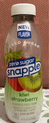 Zero Sugar Kiwi Strawberry Flavored Fruit Drink, Kiwi; Strawberry