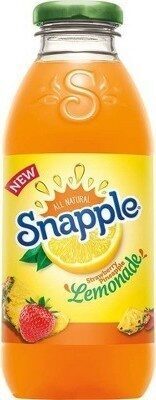 Strawberry Pineapple Lemonade 10% Juice - From A Blend Of Lemon, Pineapple, And Strawberry Juices, Strawberry Pineapple