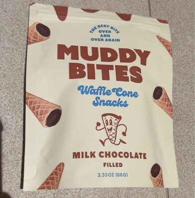Milk Chocolate Flavor Waffle Cone Snacks, Milk Chocolate