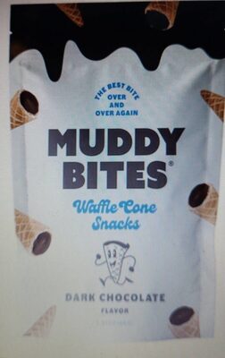 Dark Chocolate Flavored Waffle Cone Snacks, Dark Chocolate