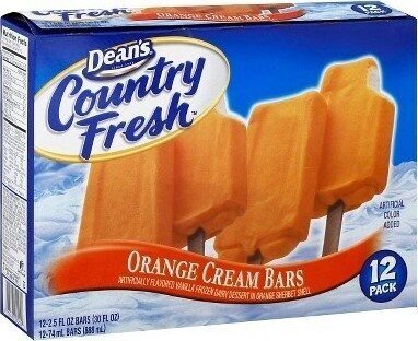 Ice Cream Bars, Orange