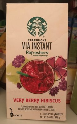 Refreshers, Cool Lime Flavored Instant Beverage With Green Coffee Extract Packets, Cool Lime