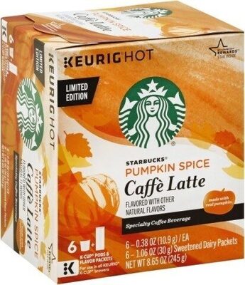 Starbucks, Specialty Coffee Beverage, Pumpkin Spice, Caffe Latte