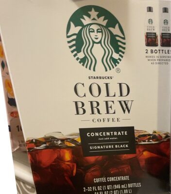 Medium Roast Signature Black Cold Brew 100% Arabica Coffee Concentrate, Signature Black