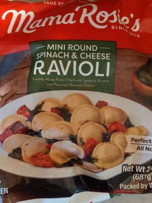 Mini Round Spinach & Cheese Ravioli, Spinach & Cheese