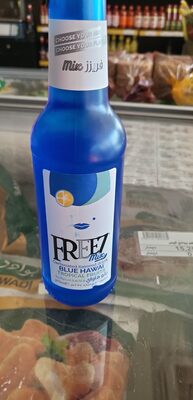 Blue Hawai Carbonated Tropical Fruit Flavored Drink, Blue Hawai