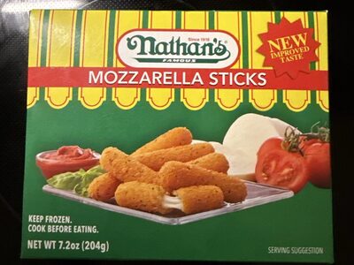 Nathan's Famous Mozzarella Sticks, 7.2 Oz
