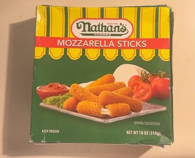 Nathan's Famous Mozzarella Sticks, 18 Oz