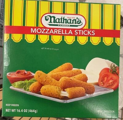 Nathan's Famous Mozzarella Sticks, 16.4 Oz