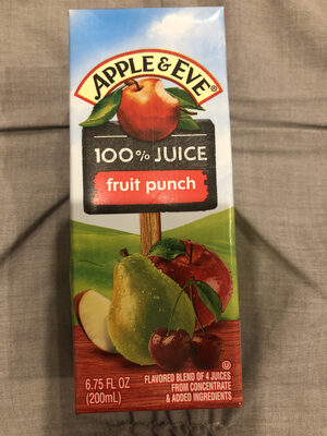 Fruit Punch Flavored Blend Of 4 Juices From Concentrate, Fruit Punch