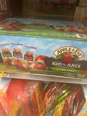 No Sugar Added 100% Juice, Apple; Fruit Punch; Very Berry
