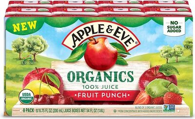 Organics Fruit Punch 100% Juice, Fruit Punch