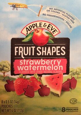Strawberry Watermelon Fruit Shapes, Strawberry; Watermelon