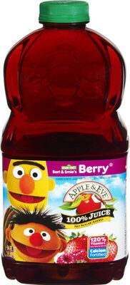 Sesame Street, Apple & Eve, 100% Juice, Berry, Berry