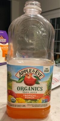 Apl/Eve Org Trp Frut, 64 Fl Oz, Tropical Punch