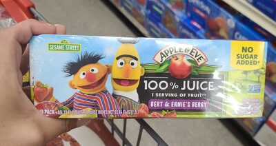 Bert & Ernie's Berry 100% Juice, Berry