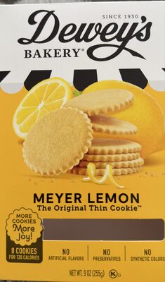 Meyer Lemon Cookies, Meyer Lemon