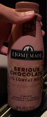 Serious Chocolate 1% Lowfat Milk, Serious Chocolate