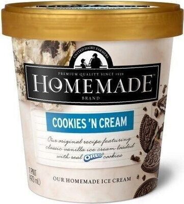 Premium Quality Ice Cream, Cookies 'N Cream
