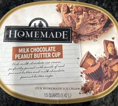 Premium Quality Ice Cream, Milk Chocolate Peanut Butter Cup