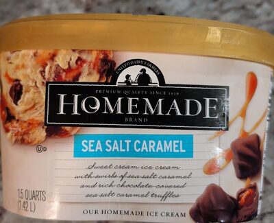 Sweet Cream Ice Cream With Swirls Of Sea Salt Caramel And Rich Chocolate-Covered Sea Salt Caramel Truffles, Sea Salt Caramel