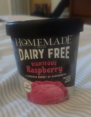 Raspberry Non-Dairy Frozen Dessert, Raspberry