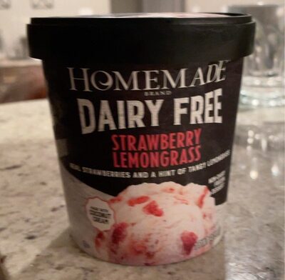 Strawberry, Lemongrass Non-Dairy Frozen Dessert, Strawberry, Lemongrass