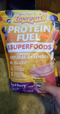 Mixed Berry Protein Fuel & Superfoods Smoothie Mix, Mixed Berry
