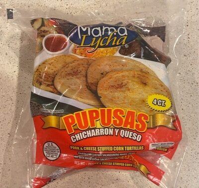 Pork & Cheese Stuffed Corn Tortillas Pupusas, Pork & Cheese