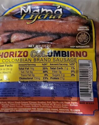 Colombian Brand Sausage