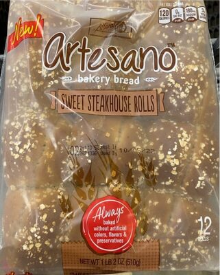 Sweet Steakhouse Rolls Bakery Bread, Sweet Steakhouse Rolls