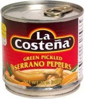 Pickled Serranos Peppers, Pickled Serranos