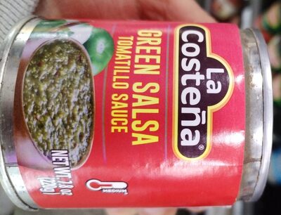 Medium Green Salsa Tomatillo Sauce, Medium Green Salsa Tomatillo