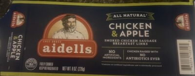 Breakfast Links, Smoked Chicken Sausage, Chicken & Apple