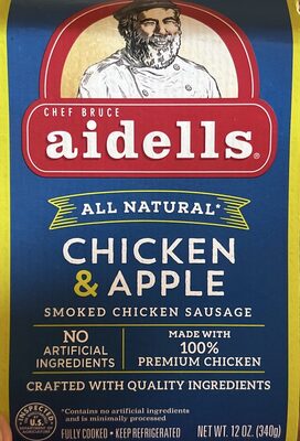 Smoked Chicken & Apple Sausage, Smoked Chicken & Apple