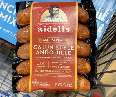 Cajun Style Andouille Smoked Sausage Made With Pork, Cajun Style Andouille