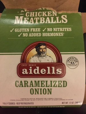 Caramelized Onion Chicken Meatballs, Caramelized Onion