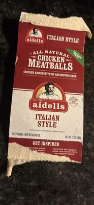 Italian Style Chicken Meatballs, Italian Style