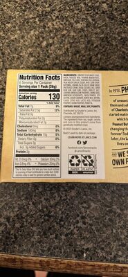 Lance Sandwich Crackers, Captain's Wafers Cream Cheese and Chives, 6 Packs, 4 Sandwiches Each