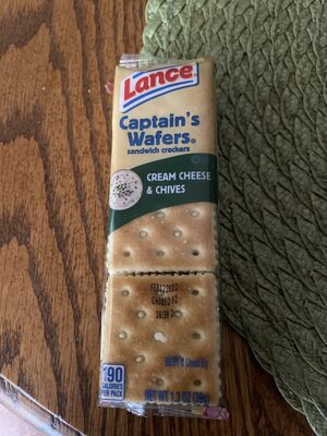 Lance Sandwich Crackers, Captain's Wafer Grilled Cheese, 8 Individual Packs, 6 Sandwiches Each