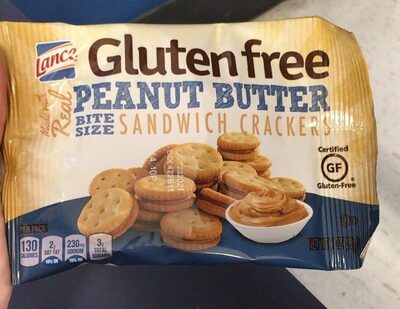 Gluten Free Sandwich Crackers, Peanut Butter
