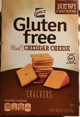 Cheddar Cheese Gluten Free Crackers, Cheddar Cheese