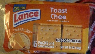 Cheddar Cheese Sandwich Crackers, Cheddar Cheese