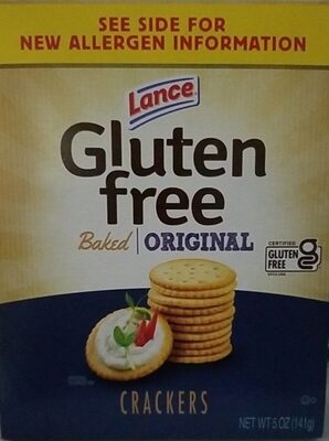 Lance Gluten Free Crackers, Baked Original Crackers, 5 Oz Box