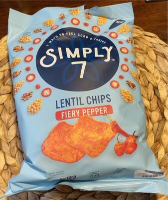 Fiery Pepper Lentil Chips, Fiery Pepper