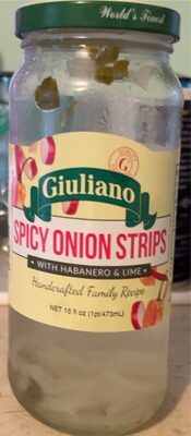 Spicy Onion Strips With Habanero & Lime, Habanero & Lime
