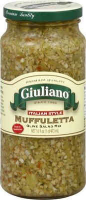 Giuliano, Italian Style Muffuletta Olive Salad Mix